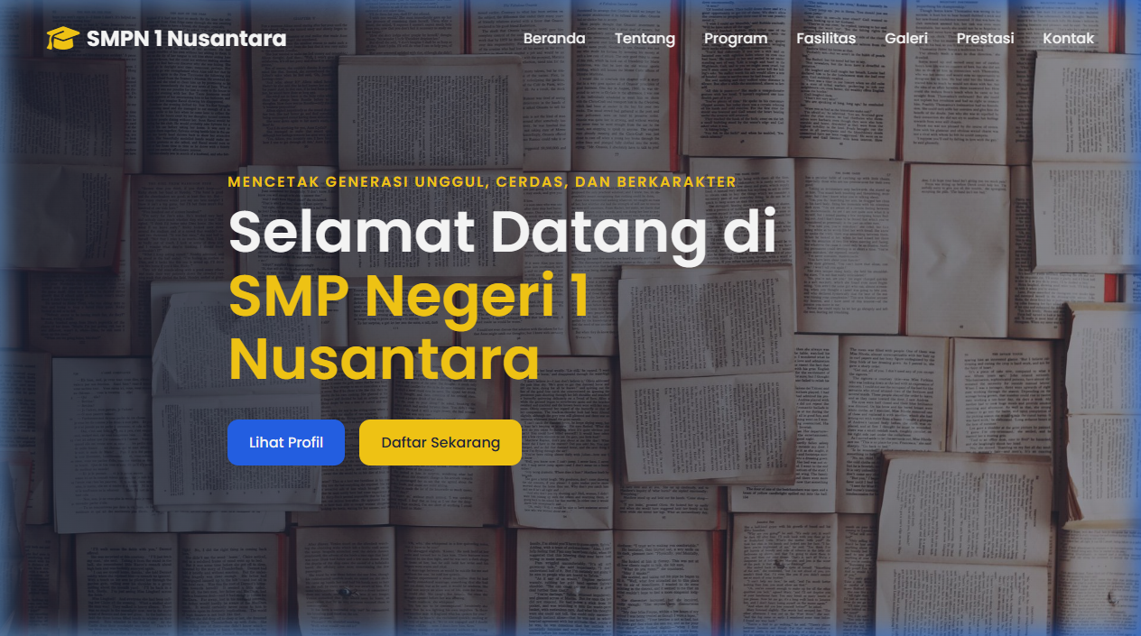 Website Sekolah Desktop